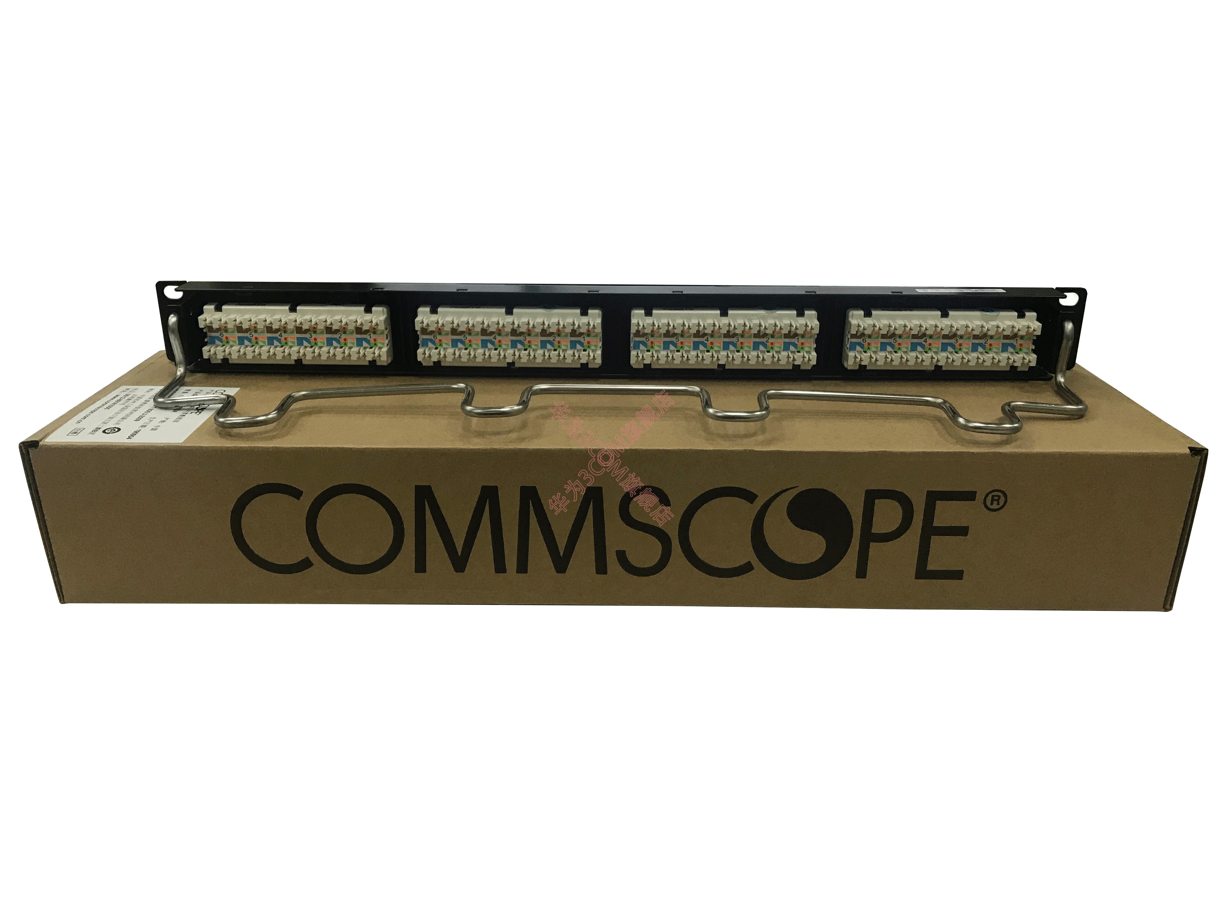 康普 cpp-uddm-sl-iu-24/npp-6-dm-1u-24六类非屏蔽24口配线架