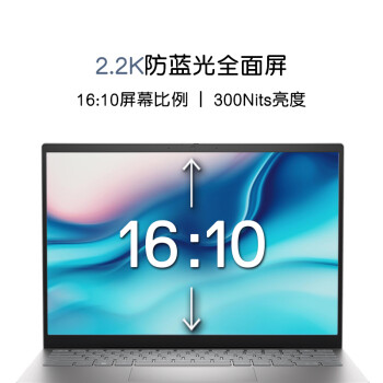 【戴爾Ins 14-5425-R1608S】戴爾DELL筆記本電腦 靈越14Pro 14英寸2.2K全面屏高性能輕薄本(AMD R5-5625U 16G 512G )銀